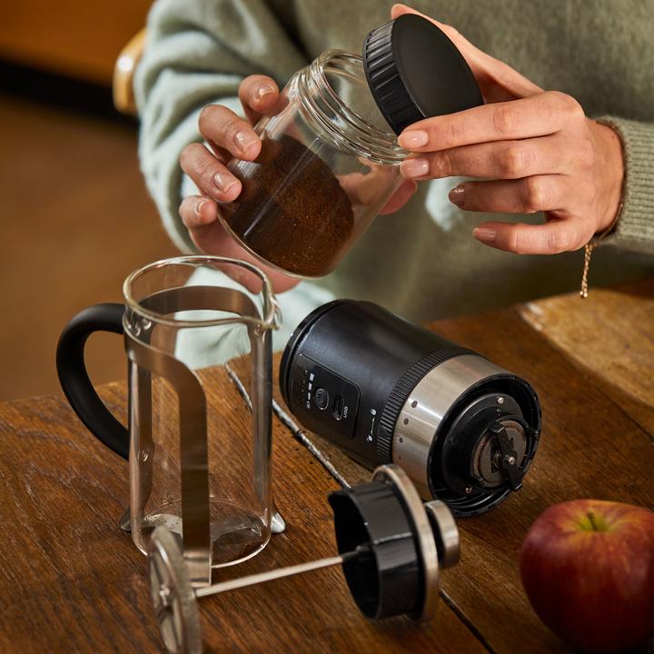 Actual product image Tchibo Coffee grinder with glass container