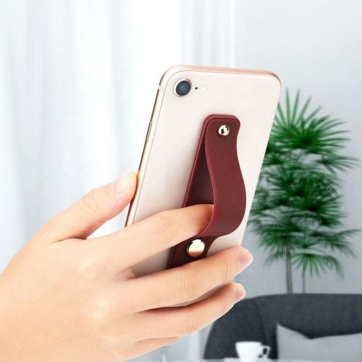 Actual product image Hurtel Self-adhesive finger holder with zipper - purple