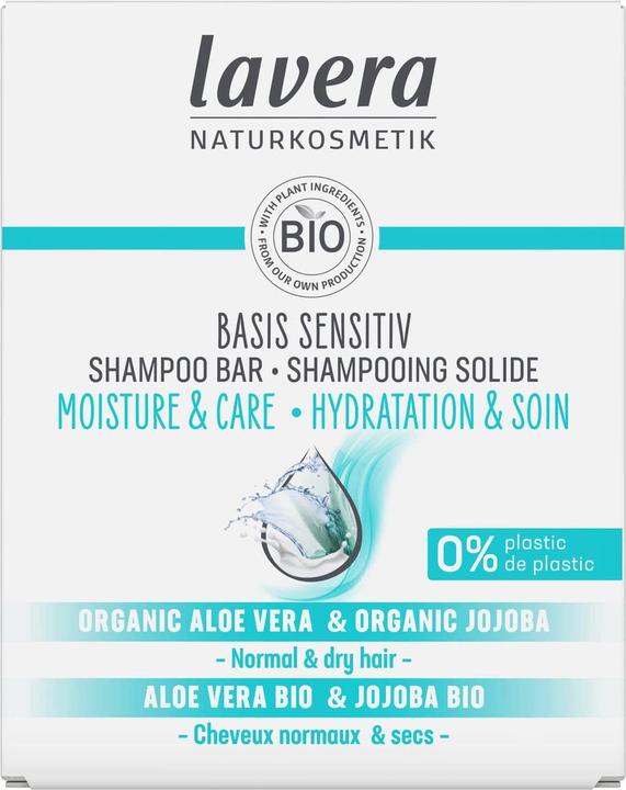 Image du produit Lavera Shampooing solide basis sensitiv Hydratation et soin 50 g (Shampoing solide)