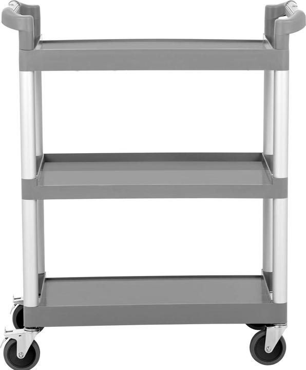 Produktbild Royal Catering Servierwagen Küchenwagen Rollwagen Rollen Transportwagen Kunststoff 3 Borde 60kg