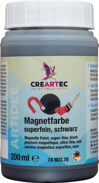 Image du produit Peinture magnétique superfine (Gris, 200 ml)