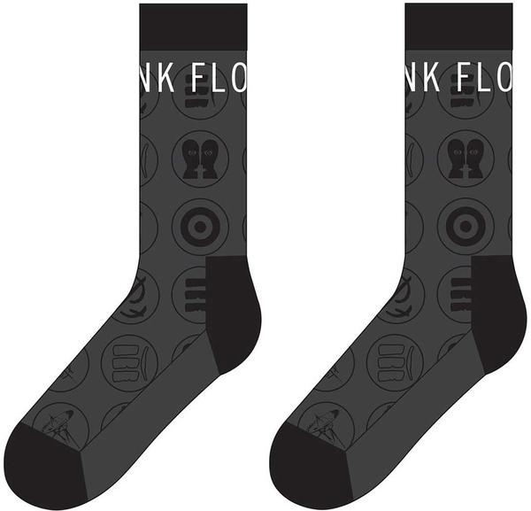 Image du produit Rock Off Pink Floyd Chaussettes Later Years Official Mens Charcoal Grey (UK Size 7-11) One Size (40 - 46)
