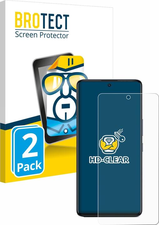 Produktbild BROTECT Schutzfolie Displayschutz Klar (2 Stück, Infinix Hot 20)