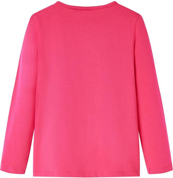 Image du produit VidaXL T-shirt manches longues enfant rose vif 116,Composition : 95% Coton (116)