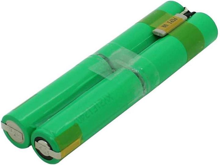 Actual product image AccuCell Battery suitable for Ideal Networks PUS T4991DV Battery pack NiMH 4.8V 2100mAh L2x2 Mignon AA with (1 pcs., 2100 mAh, Rechargeable battery)