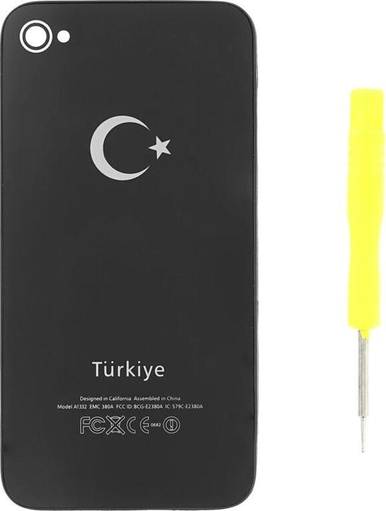 Actual product image OEM Battery cover for iPhone 4s (Türkiye) black (Rechargeable battery, iphone 4S)
