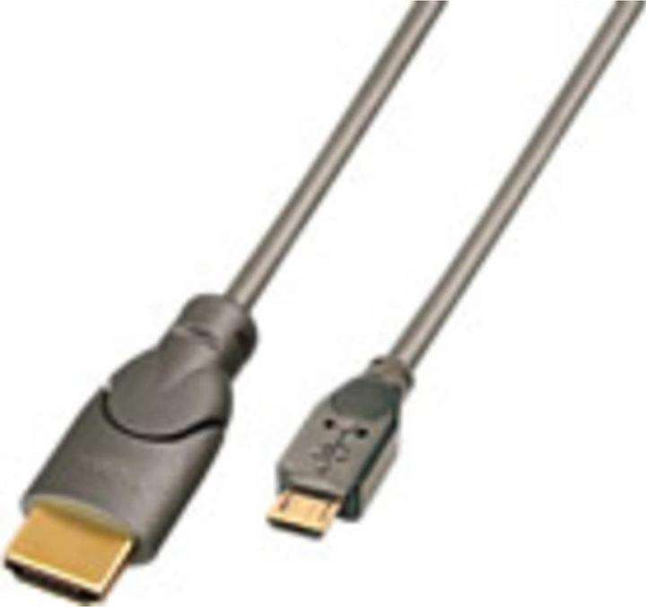 Lindy MHL (Micro USB) — HDMI (Typ A) (2 m, HDMI, USB)