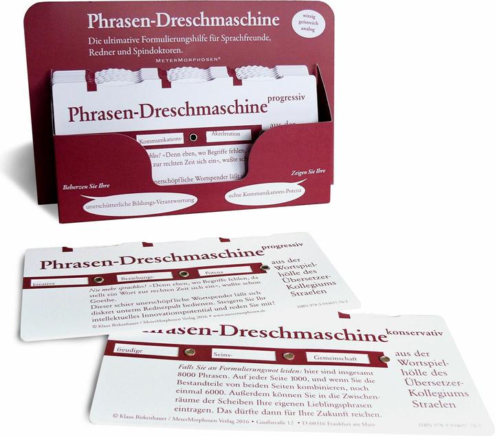 Produktbild Phrasendreschmaschine (Spiel)762 (Deutsch)