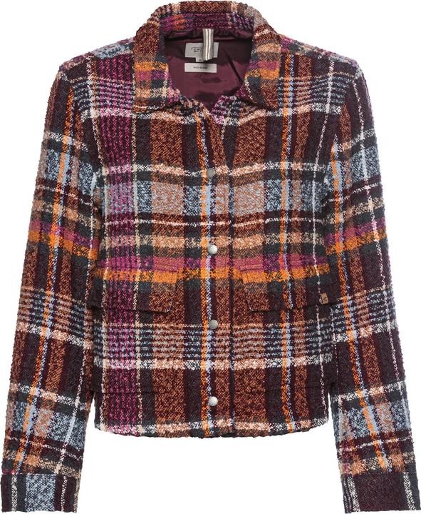 Camel Active Kurze Jacke im Karomuster