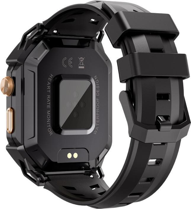 Produktbild Oukitel BT80 (Robuste Connected Watch - 2.13" - Anrufbeantworter) Schwarz