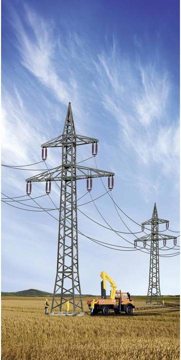 Actual product image Kibri H0 Deco set power poles, 4pcs.