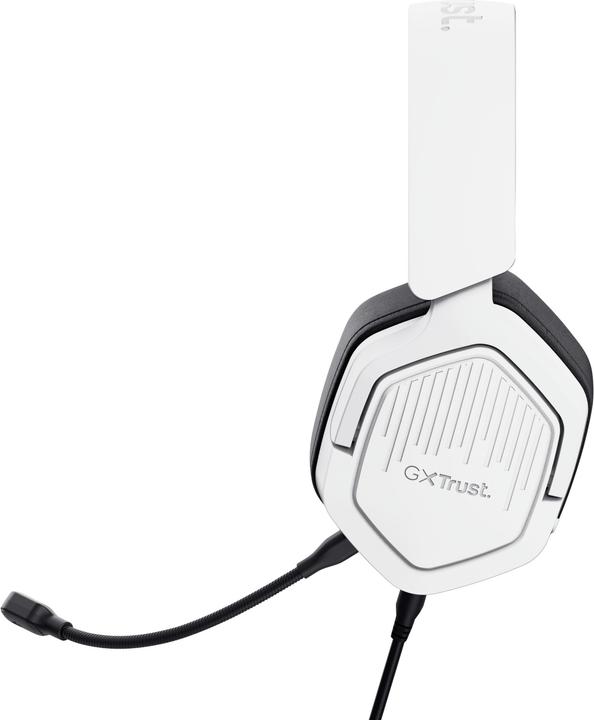 Image du produit Trust Gxt492w Casque Carus Blanc (Filaire)