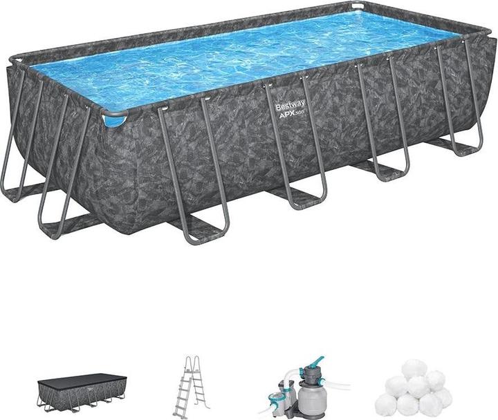 Image du produit Bestway APX 365 Rectangular Pool Set 549x274x132 (549 x 274 x 132 cm)