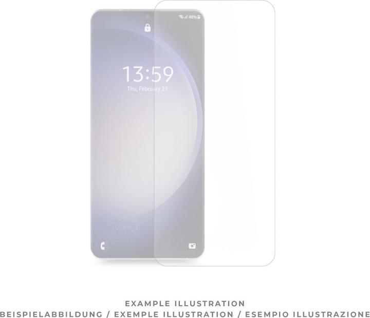 prio Displayschutzfolie aus gehärtetem Glas für Samsung A55 klar (1 Stück, Samsung Galaxy A55)
