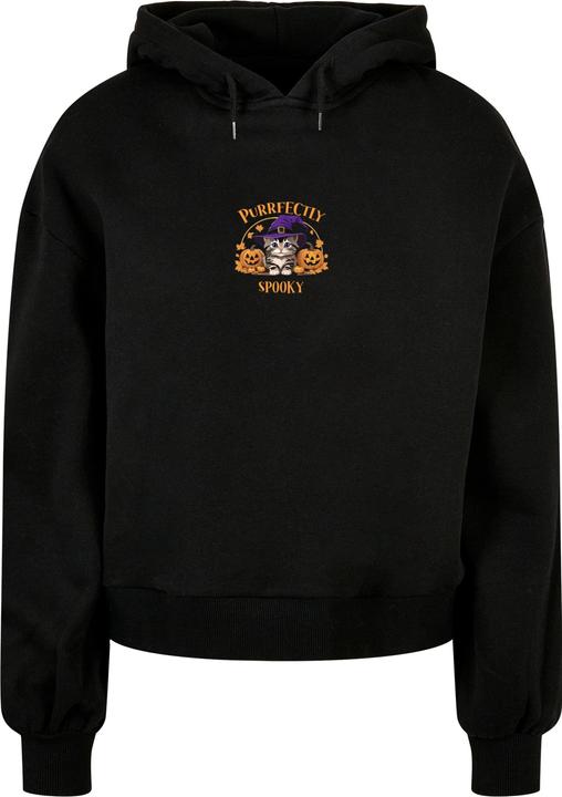 Merchcode Ladies Halloween - Purrfectly Spooky Cat Hoody - 175503 (4XL)