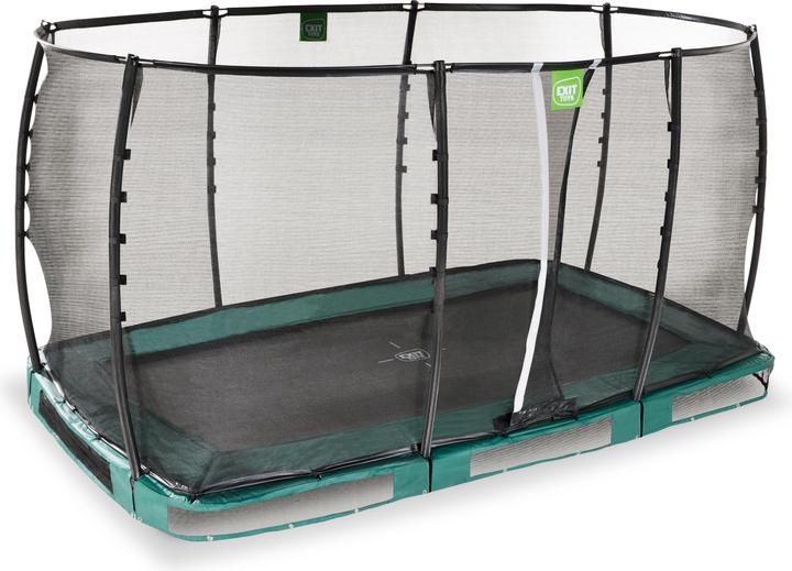 Actual product image Exit Allure Premium Ground Trampoline 214x366cm - green (214 cm)