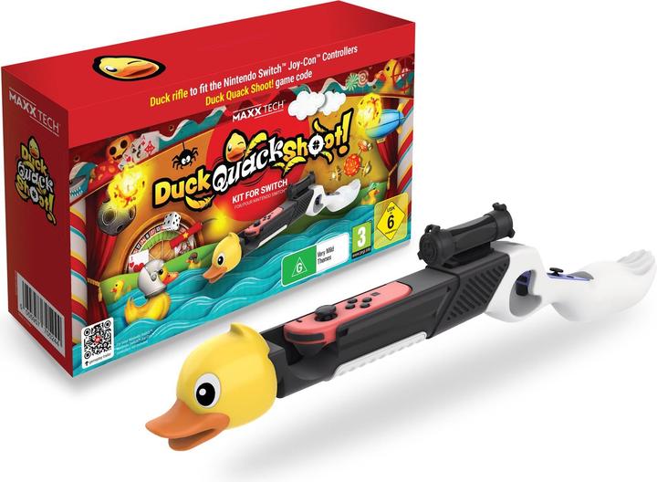 Produktbild Maxx Tech Duck, Quack, Shoot! SWITCH CiaB + Entengewehr (Switch, DE)