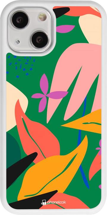 Immagine prodotto PhoneLook Coque Silicone rigide blanc Abstract Jungle (Apple iPhone 13 mini)