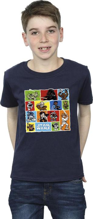 Immagine prodotto Star Wars Comic Drawing Montage Maglietta Ragazzi (128)