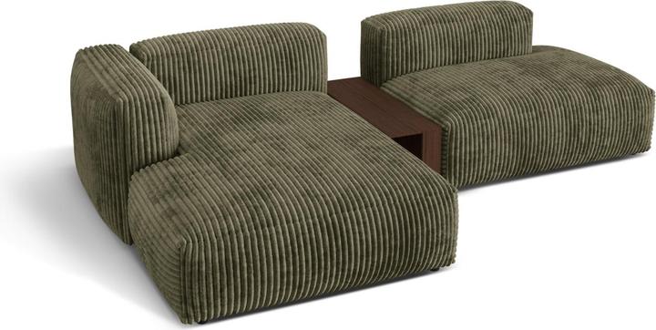 Actual product image Micadoni Modular Left Corner Sofa, "Martina", 2 Seats, 285x176x75 Made in Europe (Corner sofa)