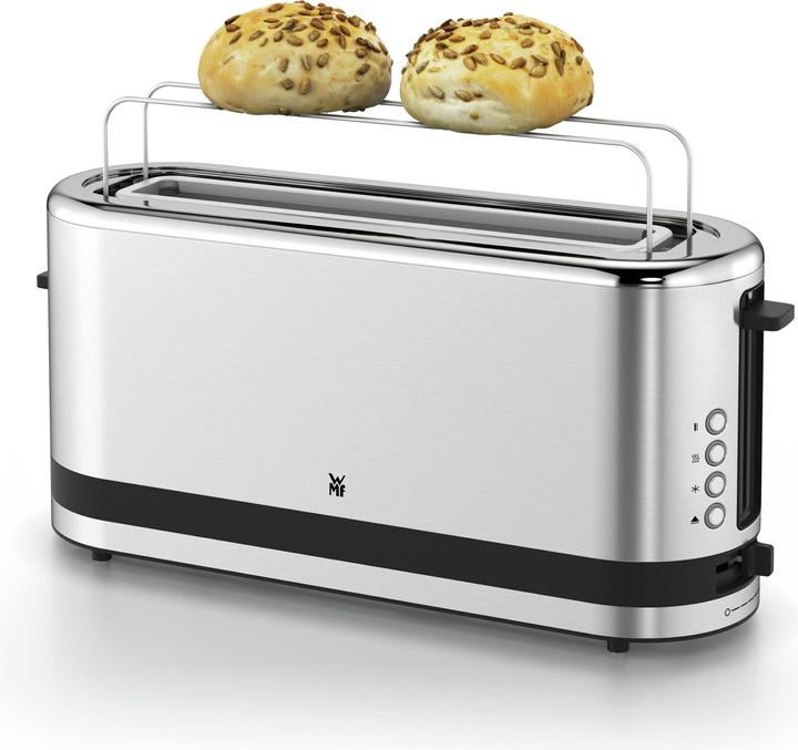 Produktbild WMF KÜCHENminis Langschlitztoaster 2-Scheiben mit Brötchenaufsatz