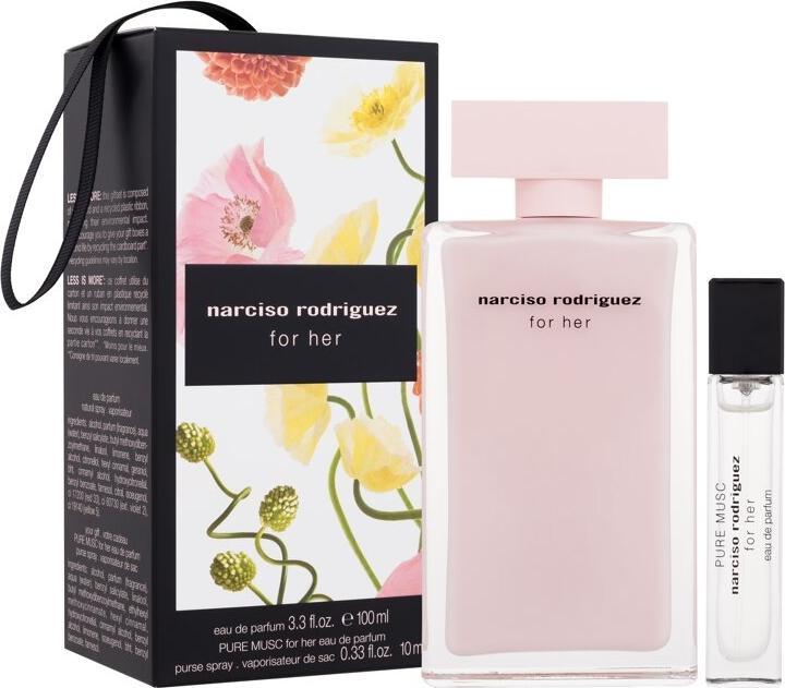 Narciso Rodriguez For Her Eau de Parfum 100ml Pure Musc For Her EDP 10ml (Eau de Parfum, 100 ml)