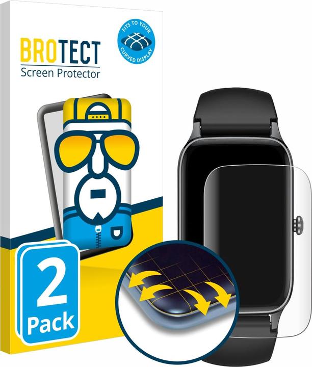 Produktbild BROTECT Fullscreen Schutzfolie Displayschutz Folie Klar Transparent