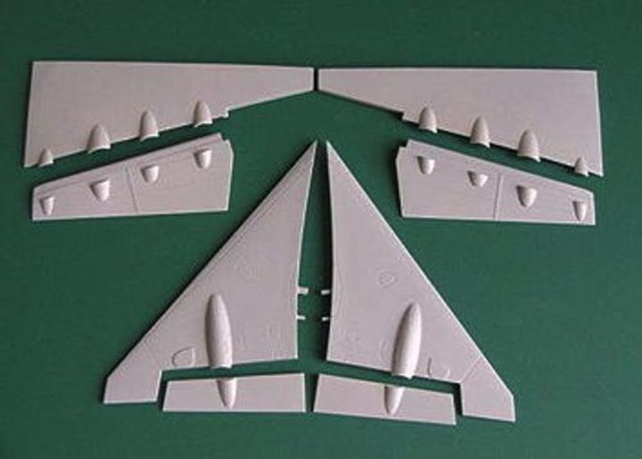 Actual product image CMK TSR-2 Control Surfaces Set for Airfix kit