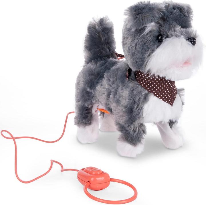 Kdorzos Interaktives Elektronische Spielzeug Hund mit Leine Scotty Dog