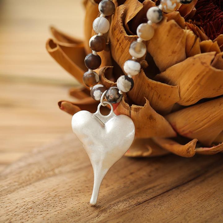Actual product image Andreani Necklace (Grey)