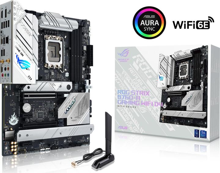 ASUS ROG STRIX B760-A GAMING WIFI D4 (LGA 1700, Intel B760, ATX)