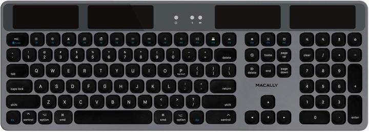 Image du produit Macally Clavier solaire Bluetooth (US, Sans fil)