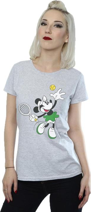 Actual product image Disney Womens/Ladies Mickey Mouse Tennis Cotton T-Shirt (M)