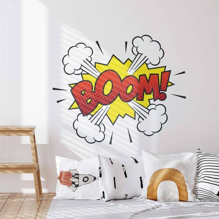 Actual product image Trenddeko Comic Soundeffect - Boom (82 x 100 cm)