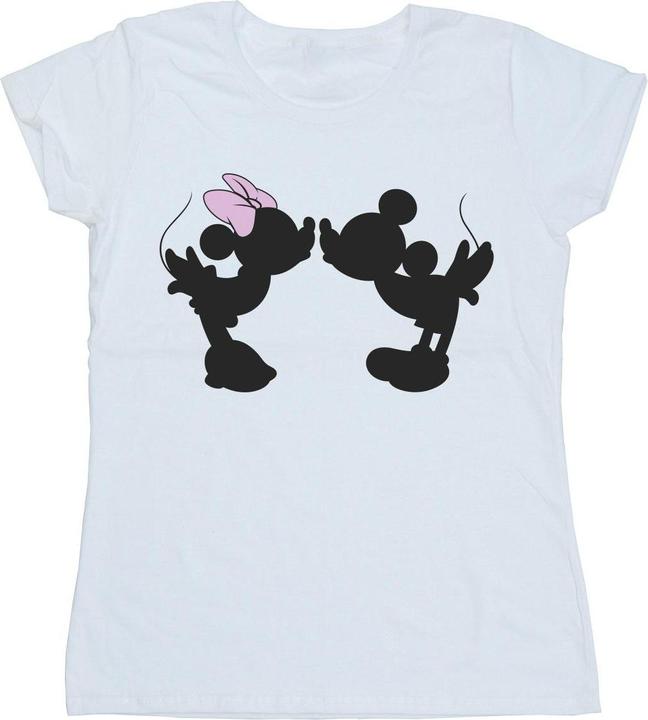 Disney Mickey Minnie Kiss Silhouette TShirt (L)