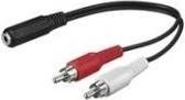 Actual product image Goobay Stereo cable 3.5 mm - Cinch (Headset adapter)