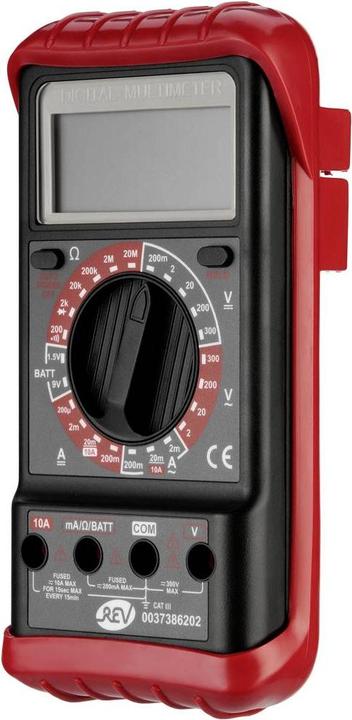 Actual product image REV Multimeter Profi sw/rt Hand-held multimeter digital CAT III (CAT III)