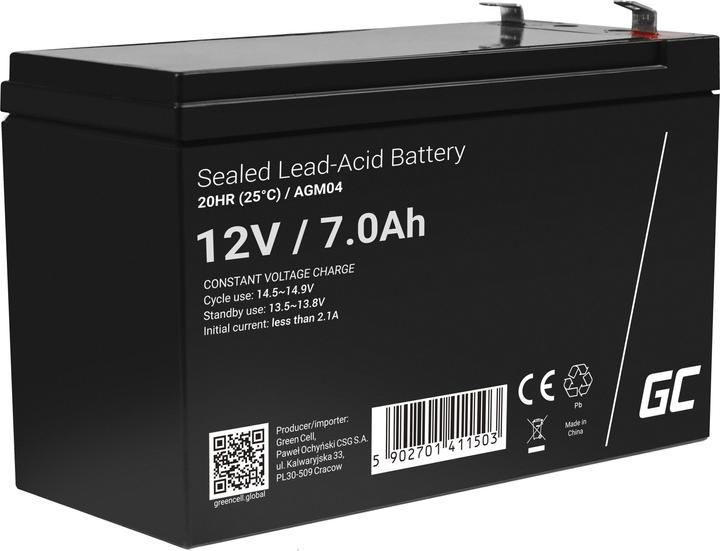 Actual product image GreenCell AGM04 (12 V, 7 Ah)