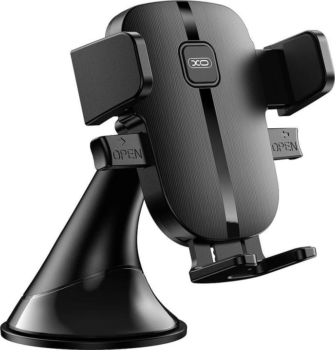 xO car holder C120 black with suction cup