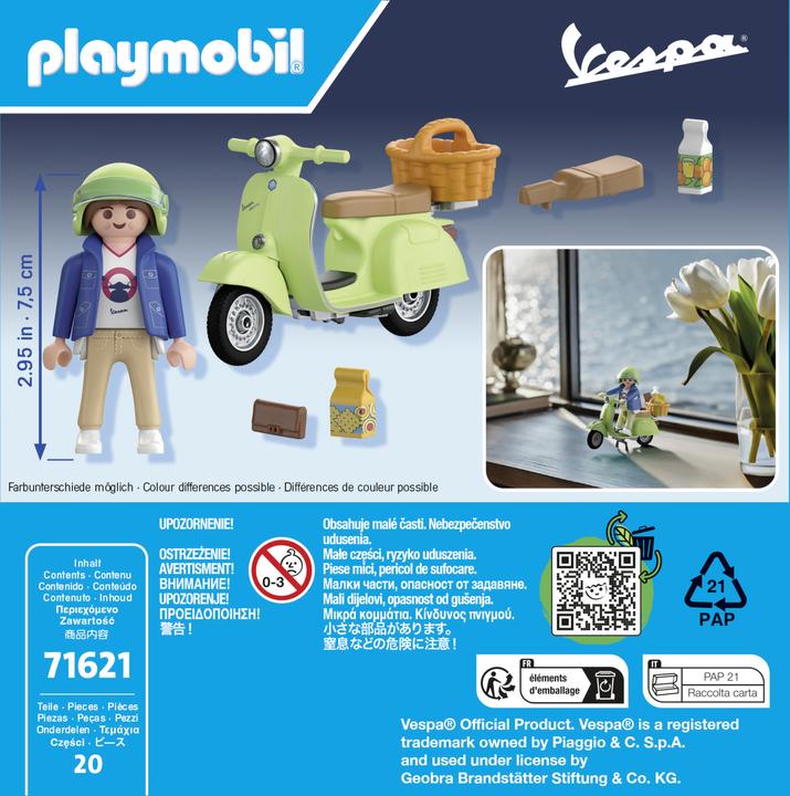 Produktbild Playmobil 1969 Vespa 150 Sprint Veloce (71621, Playmobil City Life)