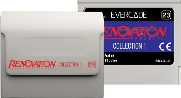 Actual product image Blaze Evercade Renovation Cartridge 1 (ESP) (Evercade, DE)