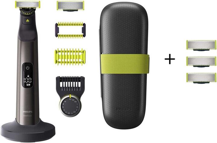 Actual product image Philips OneBlade Pro Face + Body & razor blades (3 x)