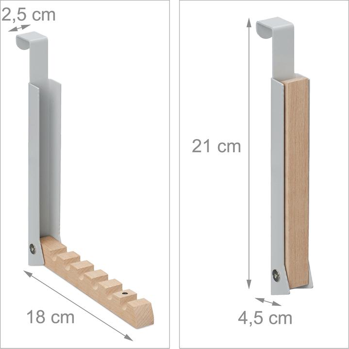 Actual product image Relaxdays Hinged hook