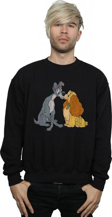 Produktbild Disney Lady And The Tramp Distressed Kiss Sweatshirt (M)