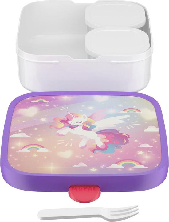 Actual product image Mepal Bento Lunchbox Campus Gross - Einhorn Glühen