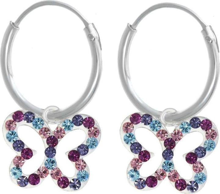 Bijouteria Kinder Ohrringe (Silber 925, Kristall)