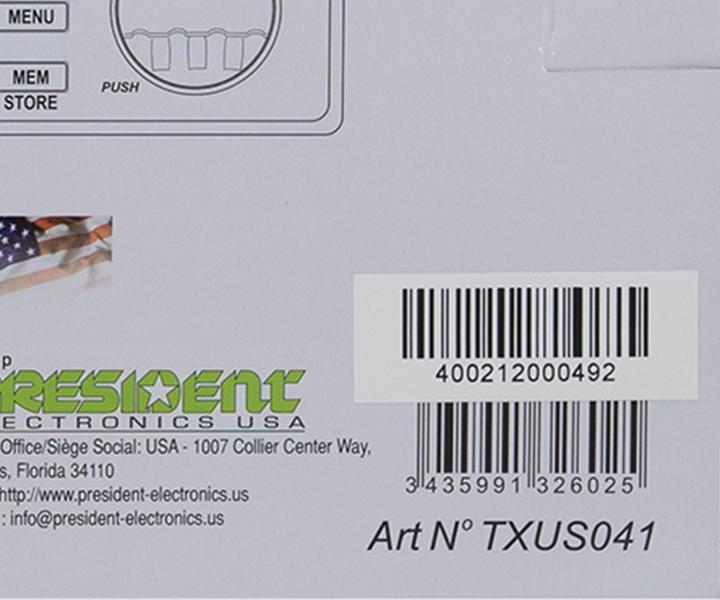 Immagine prodotto President Radioamatore LINCOLN II + ASC 10/12M, Roger Beep, ANL, NB, filtro Hi-Cut, AM-FM-USB-LSB-CW