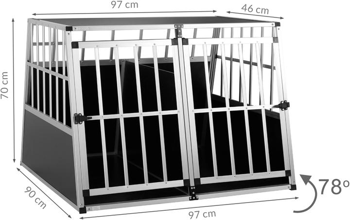 Immagine prodotto Cadoca Canile per cani (Cane, Chiusura di sicurezza)