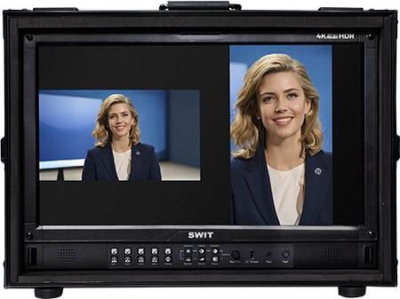 Immagine prodotto Swit FM-215HDR | Monitor da campo FHD professionale da 21,5" ad alta luminosità con flight case e 12G-SDI (21.50", Full HD)