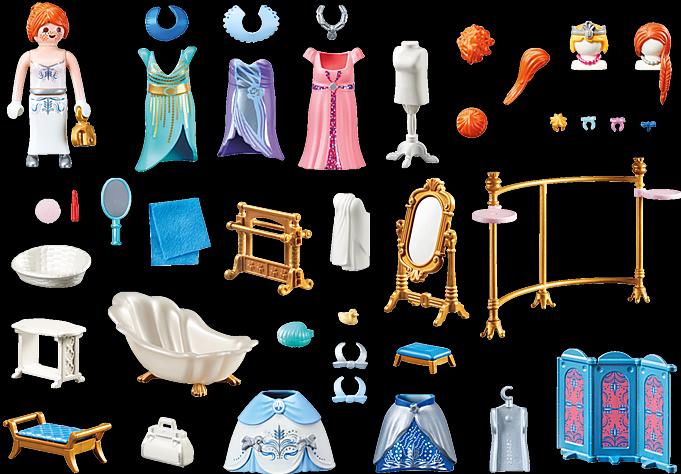 Immagine prodotto Playmobil Spogliatoio con vasca da bagno (70454, Principessa Playmobil)
